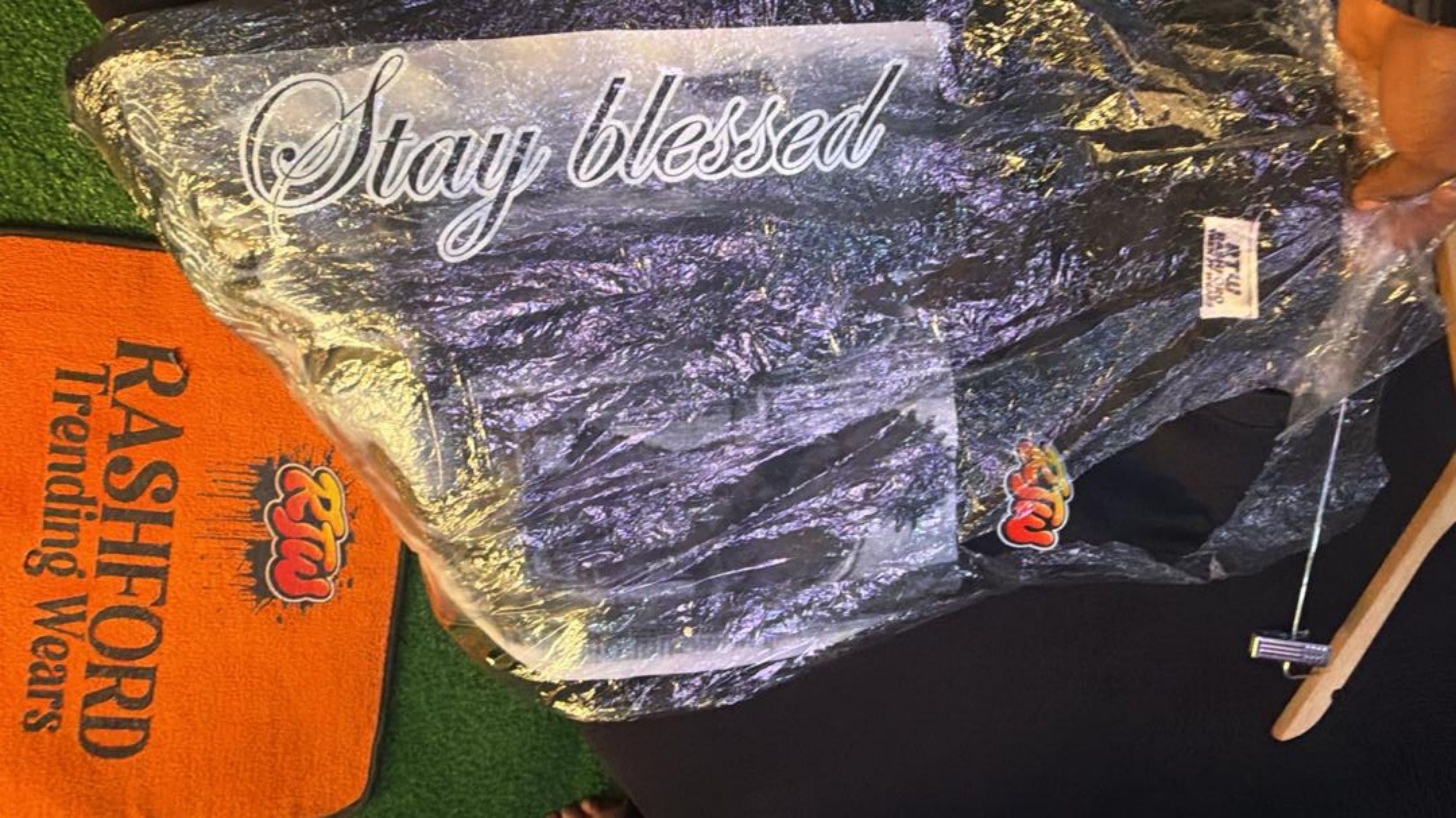 Stay Blessed Tee — Black