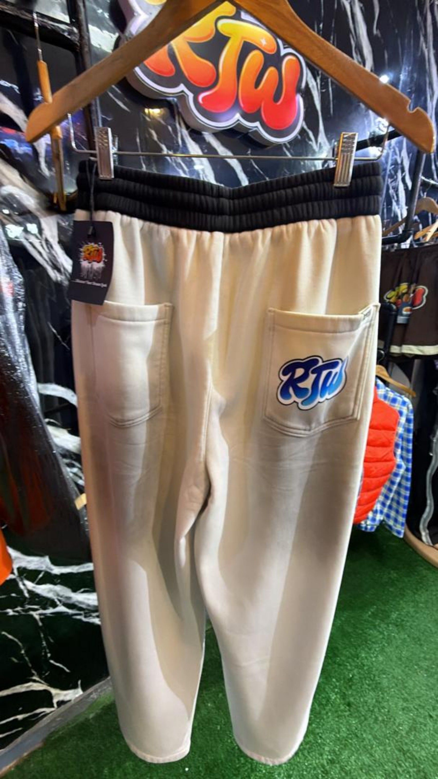 RTW Embroidered Joggers